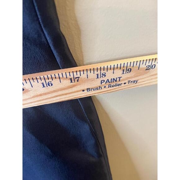 Rickie Freeman Teri Jon Black Sleeveless Ruffle Embellished Beaded Dress 10 - Picture 8 of 9